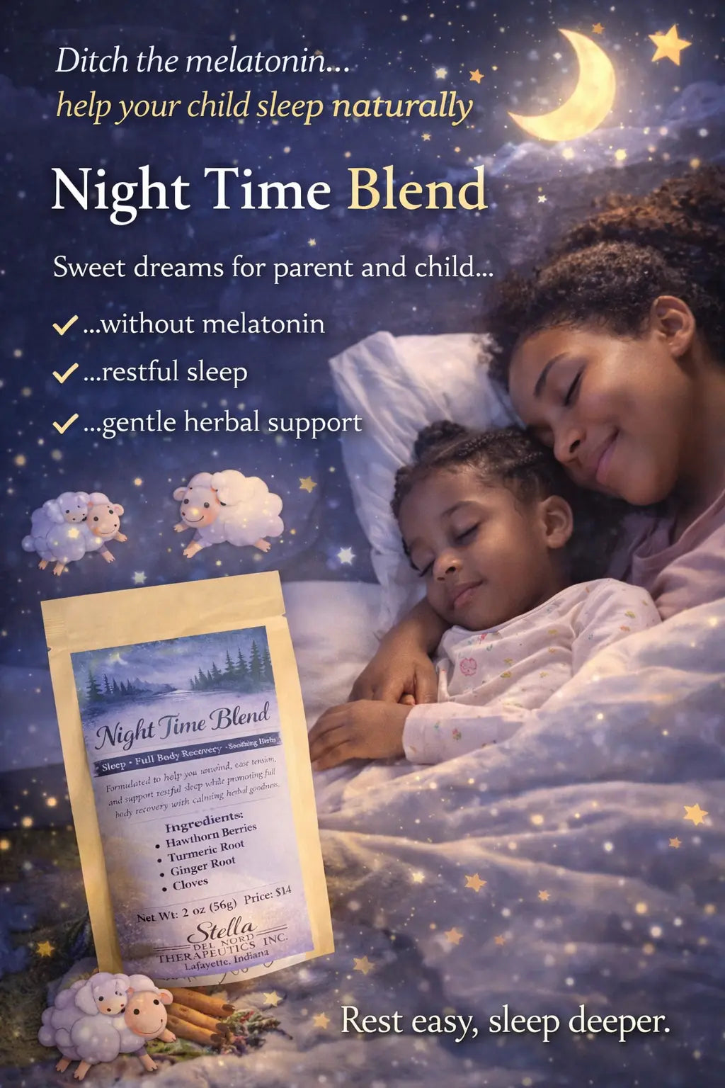 Night Time Blend 2oz Stella Del Nord Therapeutics