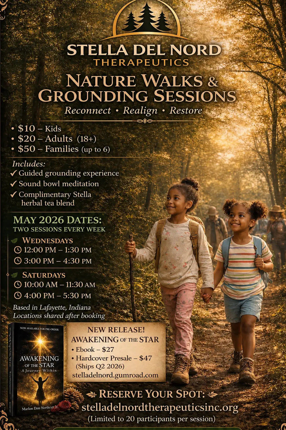 Stella Nature Walk Experience 🌿 Stella Del Nord Therapeutics